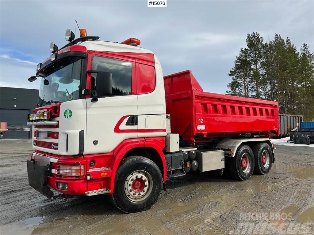 Scania 164c 480 Snow rigged combi truck Tippbil