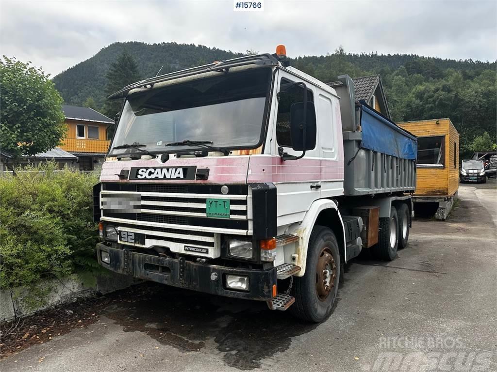 Scania 92 snow rigged Tipper Truck. Tippbil