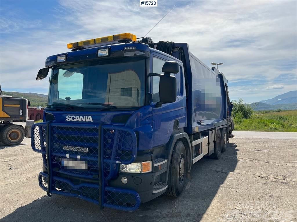 Scania P400 6x2 compactor truck, REP OBJECT Renovasjonsbil