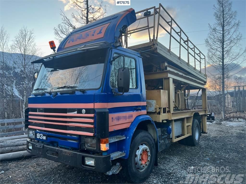 Scania P93m lift truck (motor equipment) Bilmontert lift