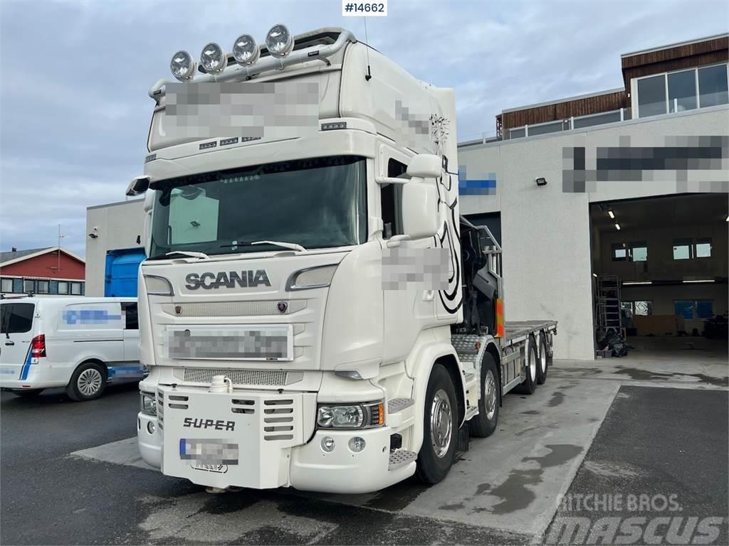 Scania R580 8x4 Crane truck w/ 78 t/m Palfinger crane w/  Kranbil
