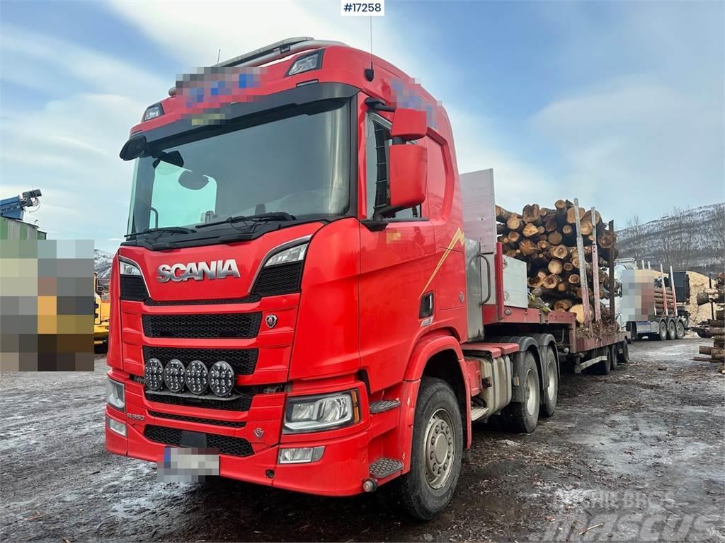 Scania R650 6x4 Tractor w/ Istrail Trailer. WATCH VIDEO Trekkvogner