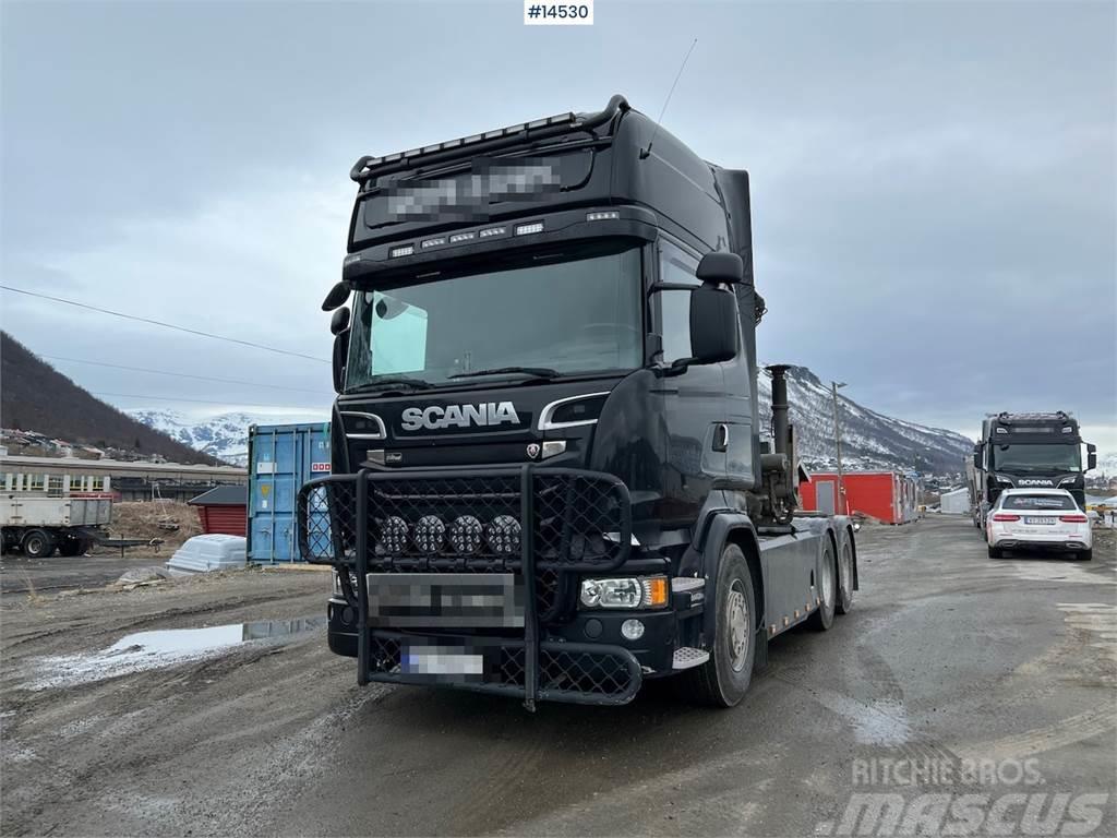 Scania R730 6x4 Crane hauler w/ 22 t/m palfinger crane Kranbil