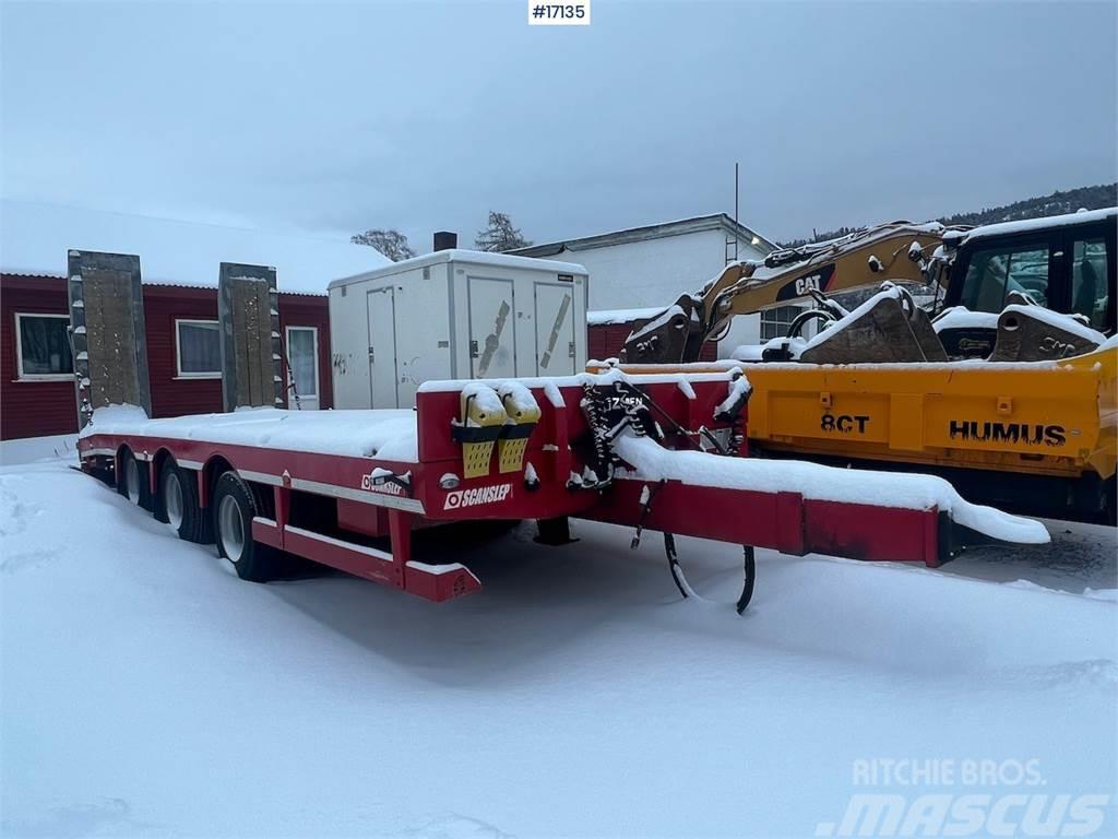  Scanslep machine trailer w/ hydraulic driving brid Andre hengere