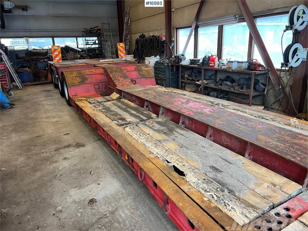 Vang Low boy trailer w/ extension and hydraulic widenin Andre hengere