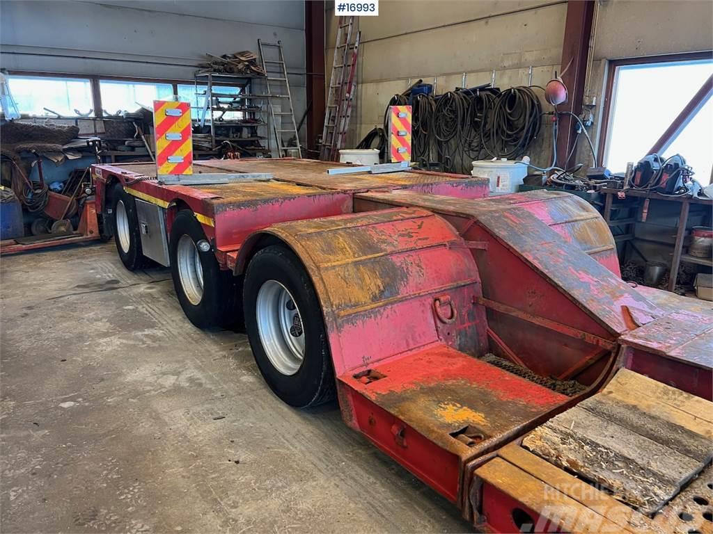 Vang Low boy trailer w/ extension and hydraulic widenin Andre hengere