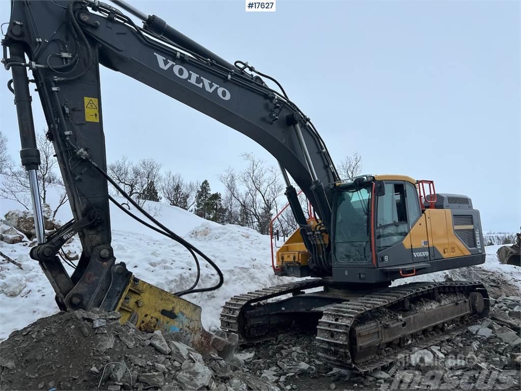 Volvo EC380EL excavator w/ 4370 hours WATCH VIDEO Beltegraver