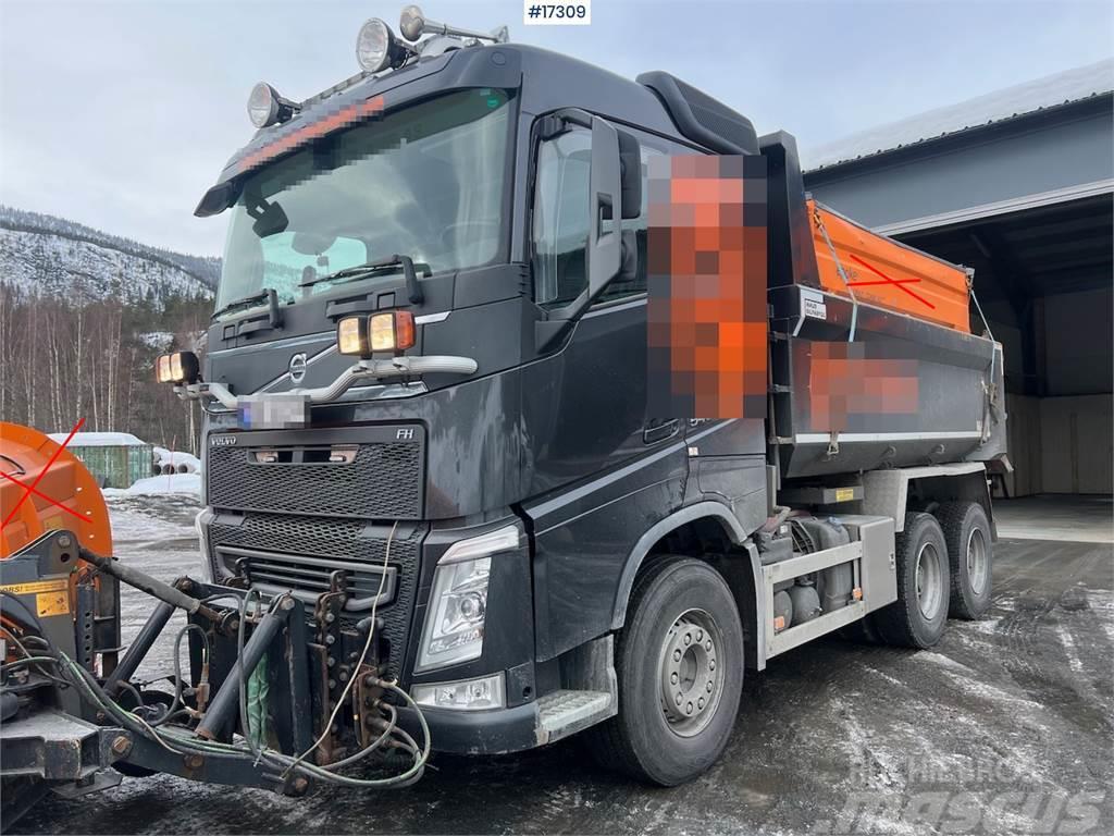 Volvo Fh 540 6x4 plow rigged tipper truck WATCH VIDEO Tippbil