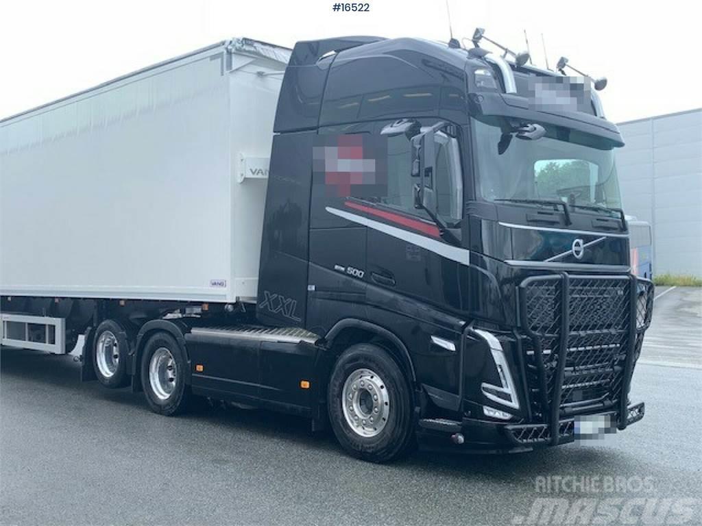 Volvo FH500 6x2 truck with hyd. XXL cabin and only 56,50 Trekkvogner
