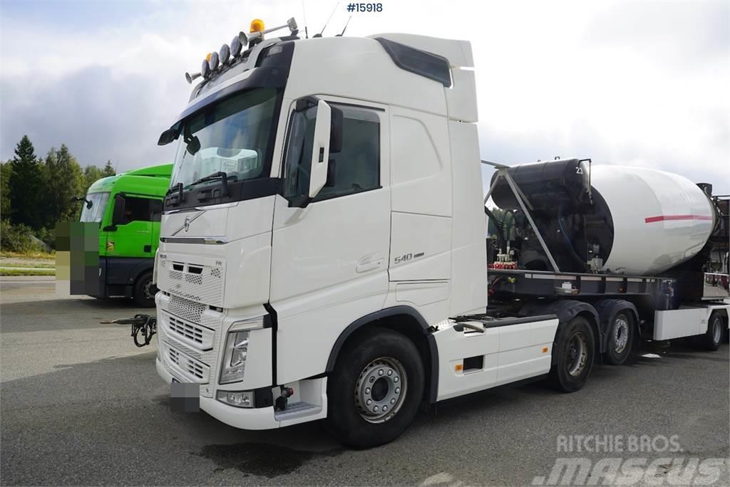 Volvo FH540 6x2 with AMT 2 axle concrete semi from 2017 Betongbiler