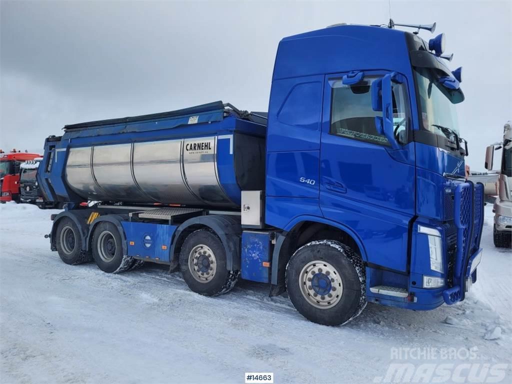Volvo FH540 8x4 Tipper truck w/ Carnehl kombi tub. reuph Tippbil