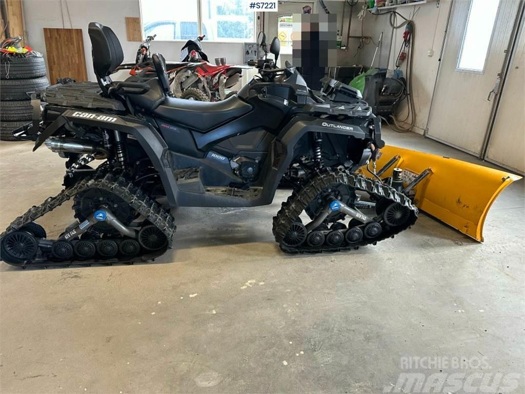 Can-am Outlander 1000 Max XTP with track kit, plow and sa Annet