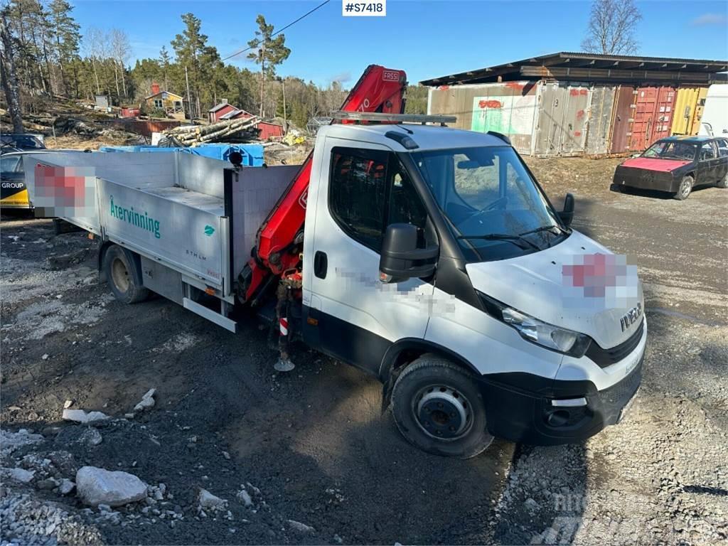 Iveco Daily 70C18H Crane truck with FASSI F70B.1.24 Kranbil
