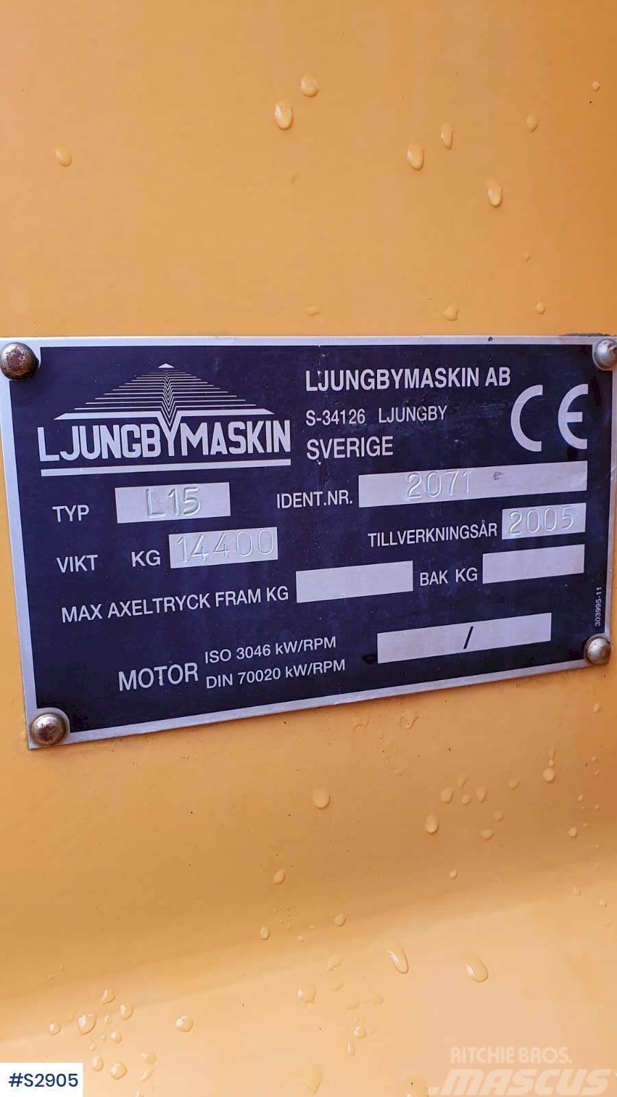 Ljungby L15 WHEEL LOADER WITHOUT BUCKET Hjullastere