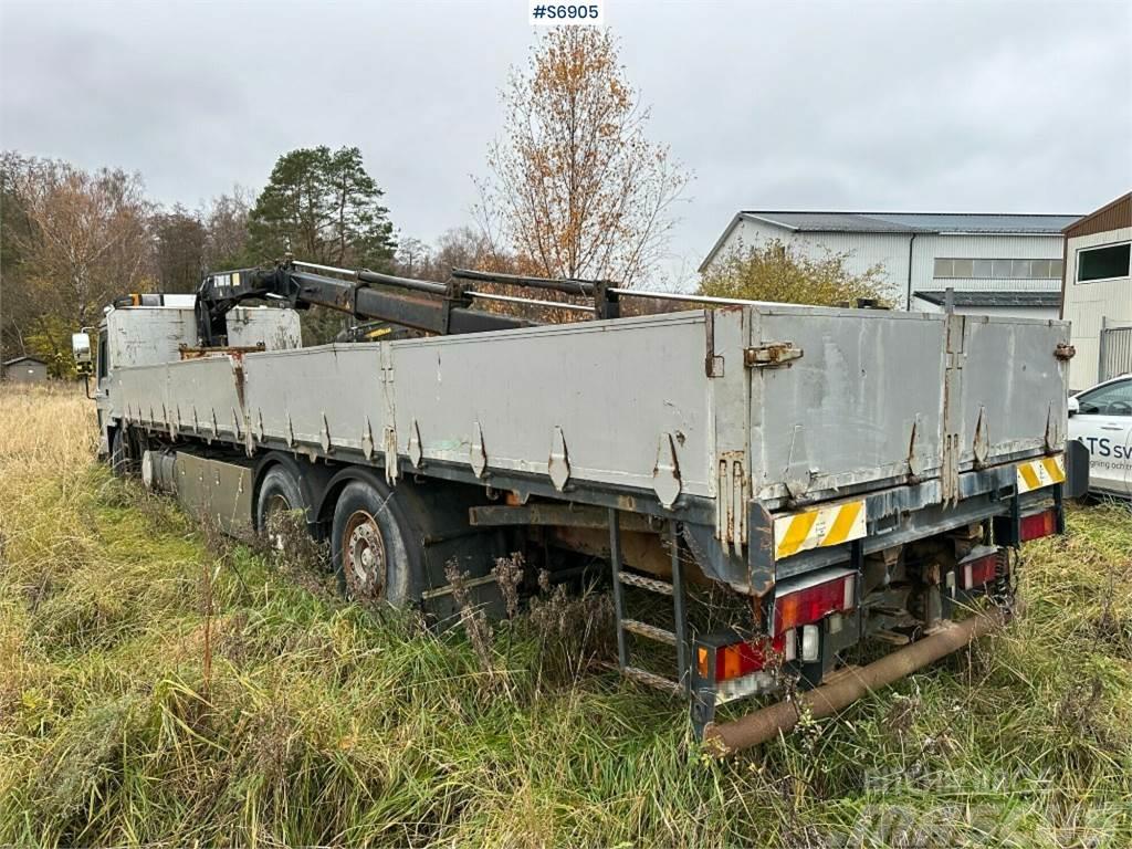 Volvo Crane truck FL10 with long flatbed (Rep. Object) Kranbil