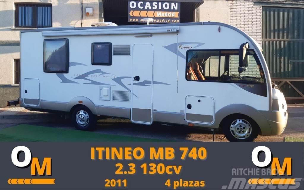  Autocaravan Integral Itineo MB740 Bobil og campingvogn