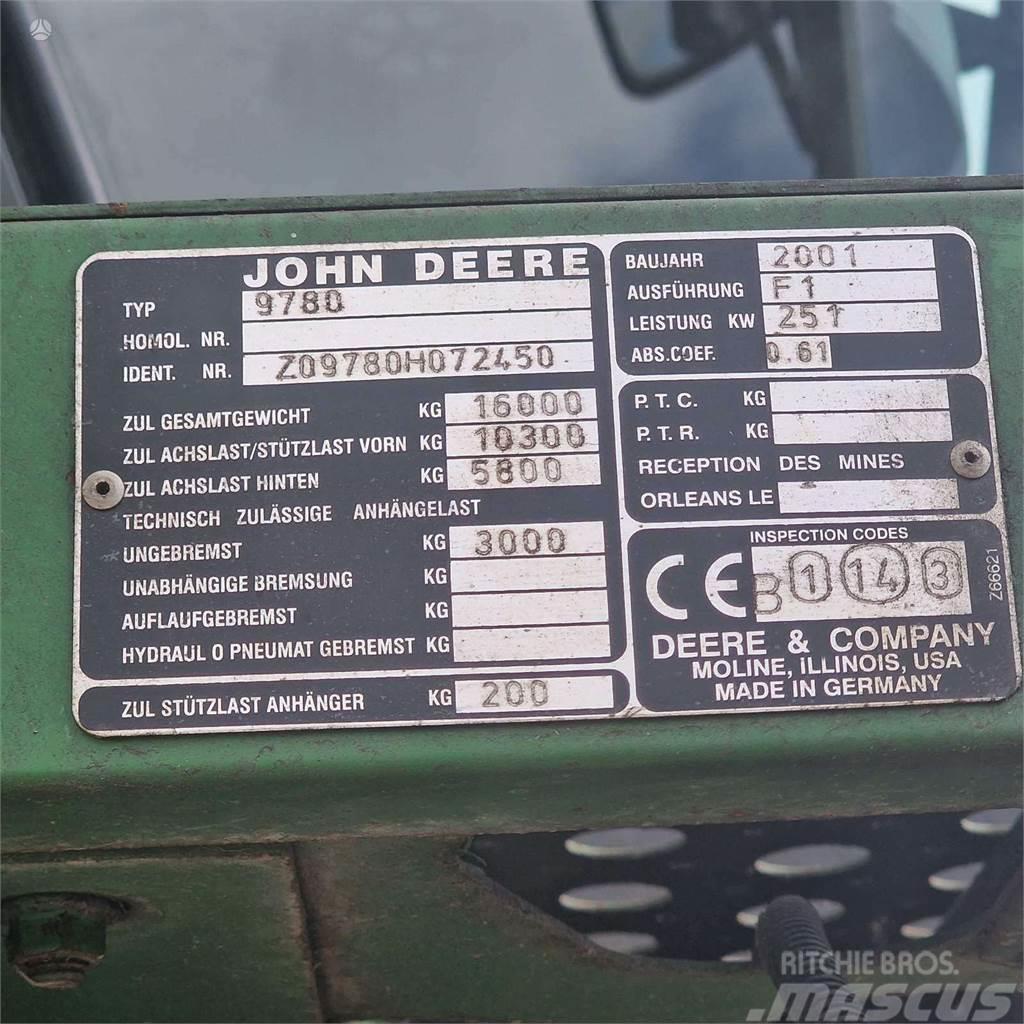 John Deere 9780 CTS Øvrige landbruksmaskiner