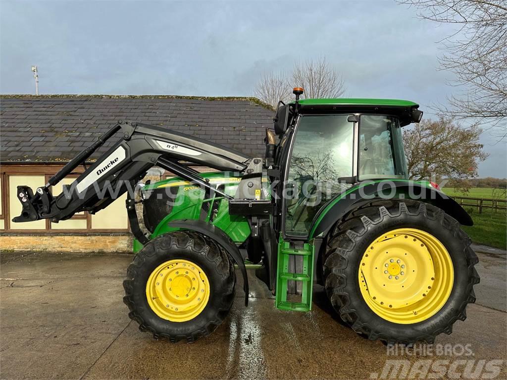 John Deere 6100MC Tractor c/w 2019 Quicke Q4M Loader Traktorer