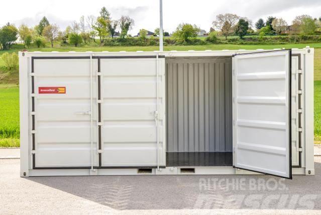  Avesco Rent Lagercontainer OpenSide 20 Lagercontainere