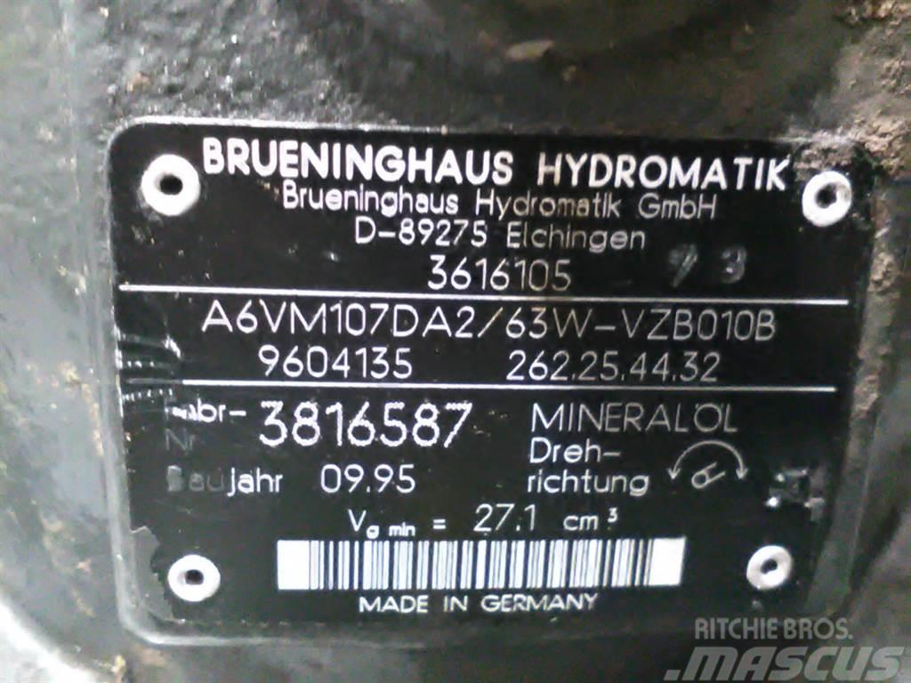 Brueninghaus Hydromatik A6VM107DA2/63W - Kramer 320 -Drive motor/Fahrmotor Hydraulikk