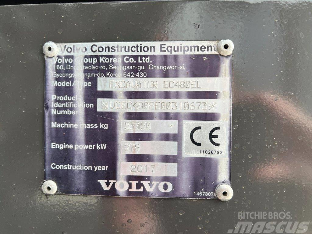 Volvo EC480EL Beltegraver
