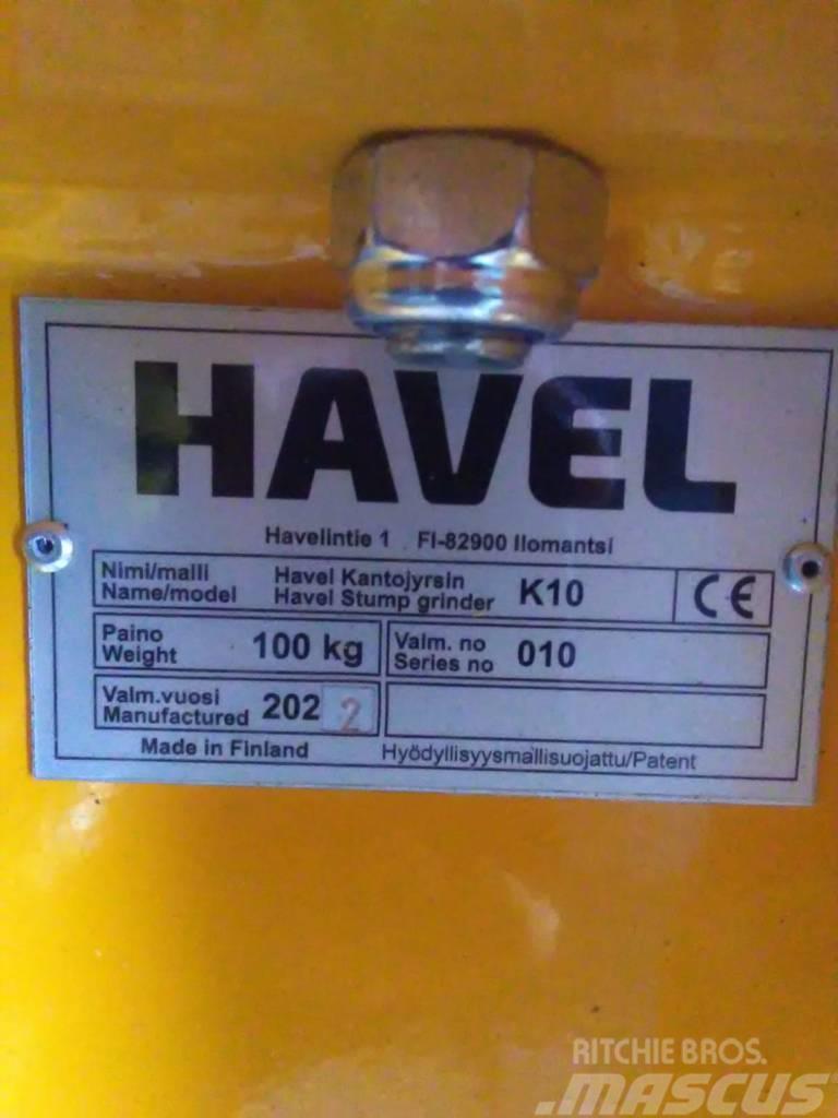  Havel K10 kantojyrsin 1,5-10 t koneisiin Skraper