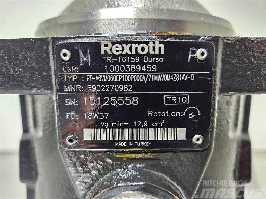 Wacker Neuson 1000389459-Rexroth A6VM060EP-Drive pump/Fahrpumpe Hydraulikk
