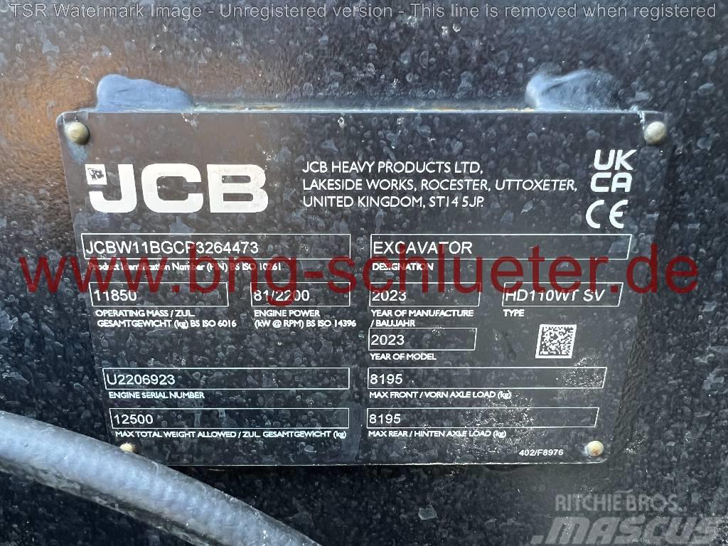 JCB Hydradig 110W BLACK -Demo- Hjulgravere