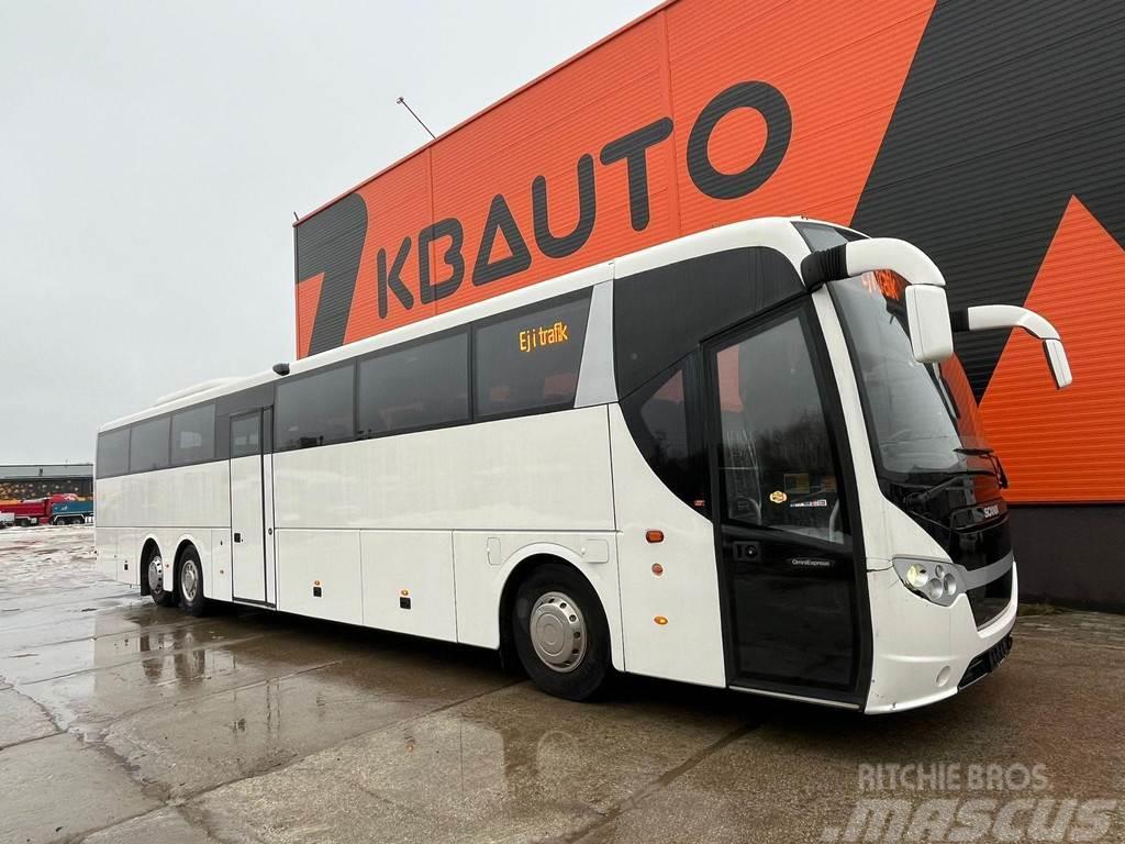 Scania K 340 6x2*4 55 SEATS / AC / AUXILIARY HEATER / WC Intercity busser