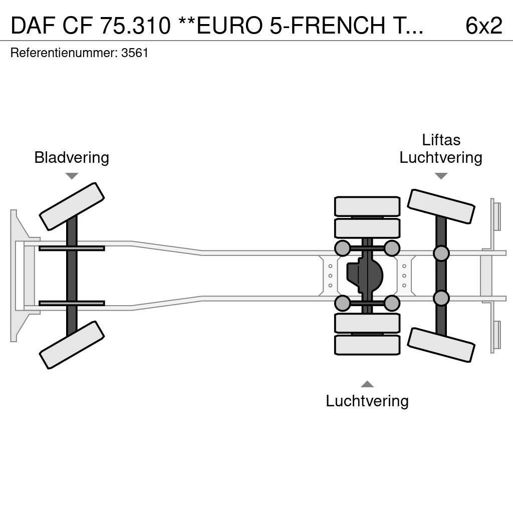 DAF CF 75.310 **EURO 5-FRENCH TRUCK** Renovasjonsbil