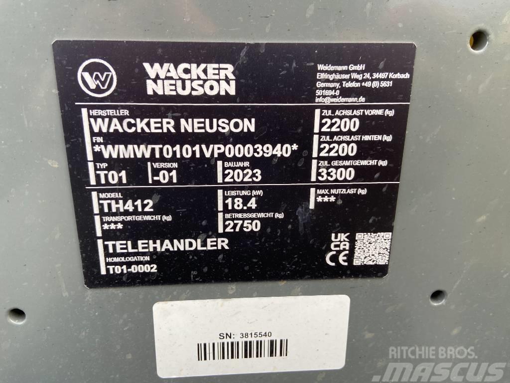 Wacker Neuson TH412 Teleskoplastere