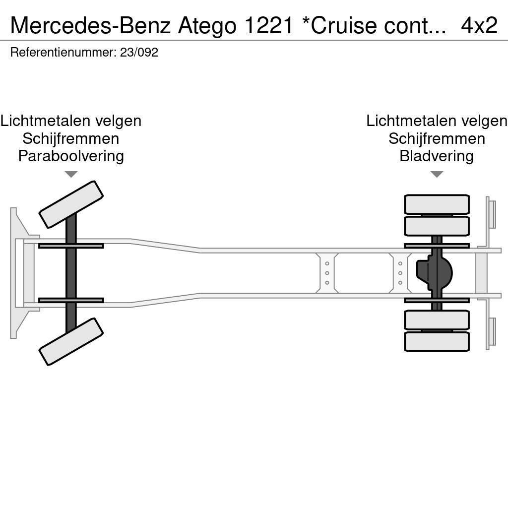 Mercedes-Benz Atego 1221 *Cruise control*Bluetooth*Elektrisch ve Skapbiler Frys/kjøl/varme