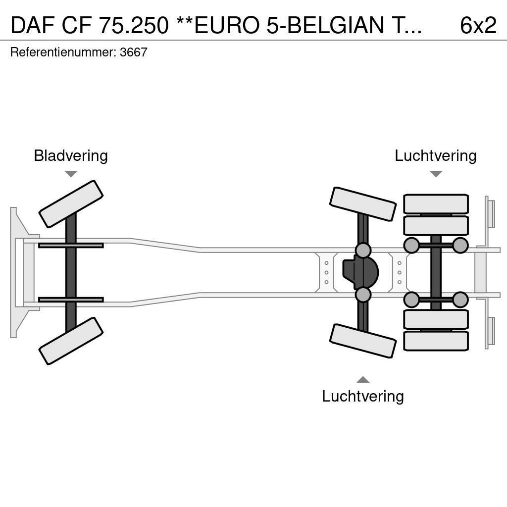 DAF CF 75.250 **EURO 5-BELGIAN TRUCK-REFUSE TRUCK** Renovasjonsbil