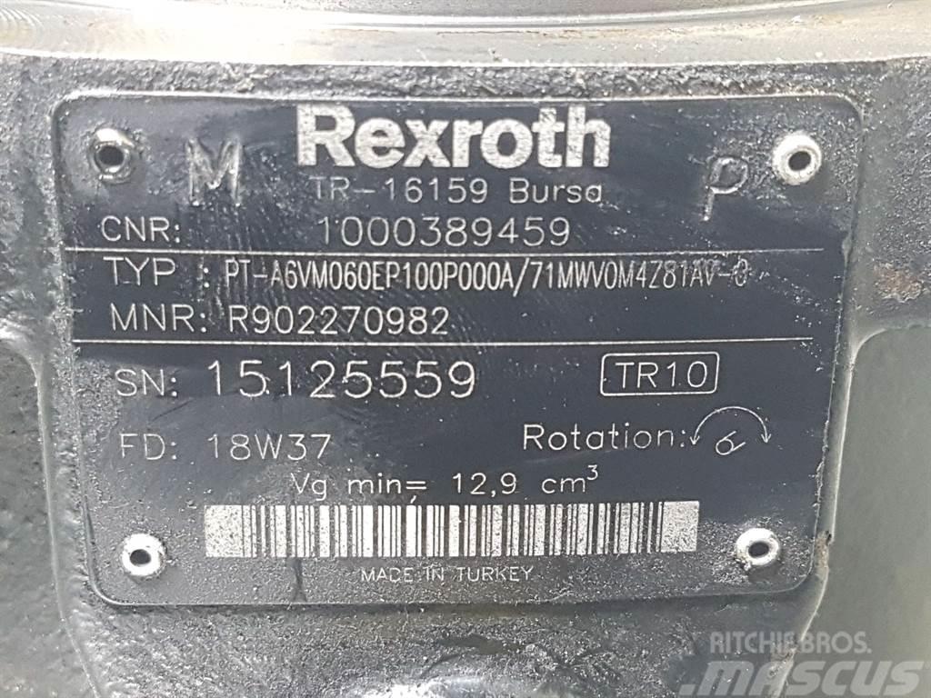 Wacker Neuson 1000389459-Rexroth A6VM060EP100-Drive motor Hydraulikk