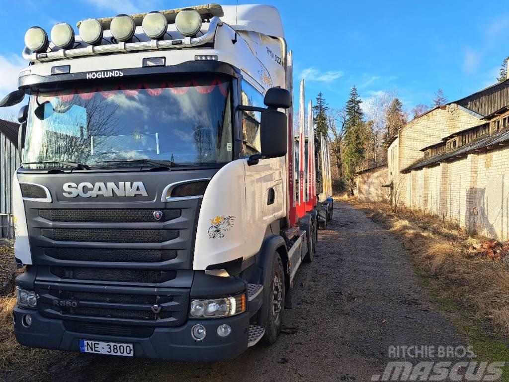 Scania R 580 Tømmerbiler