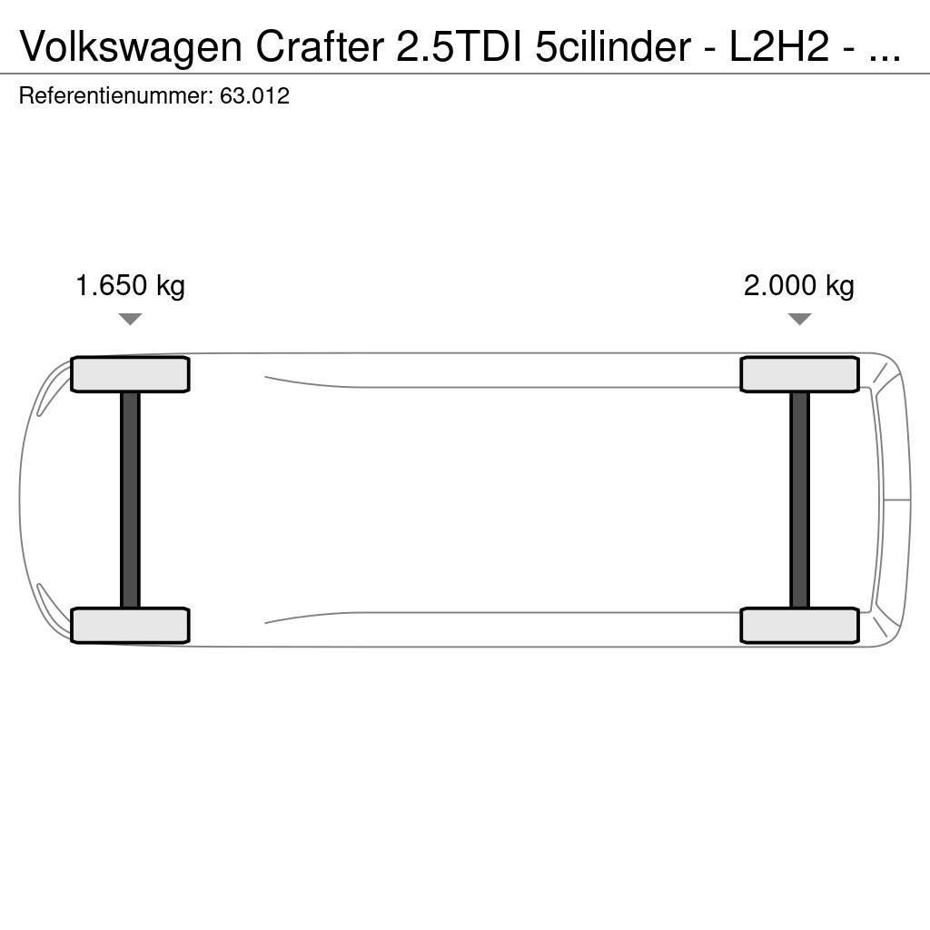 Volkswagen Crafter 2.5TDI 5cilinder - L2H2 - Klima+Cruise - 6 Lette lastebiler