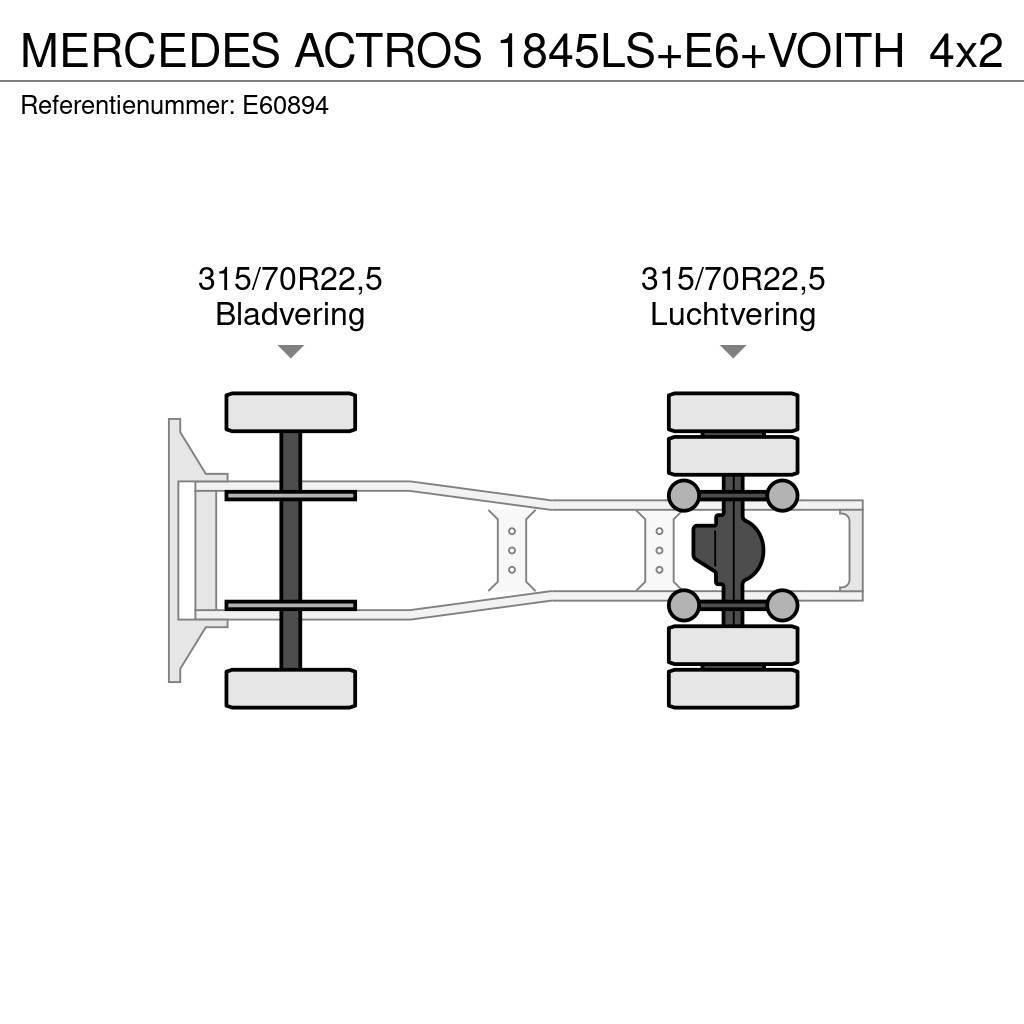 Mercedes-Benz ACTROS 1845LS+E6+VOITH Trekkvogner