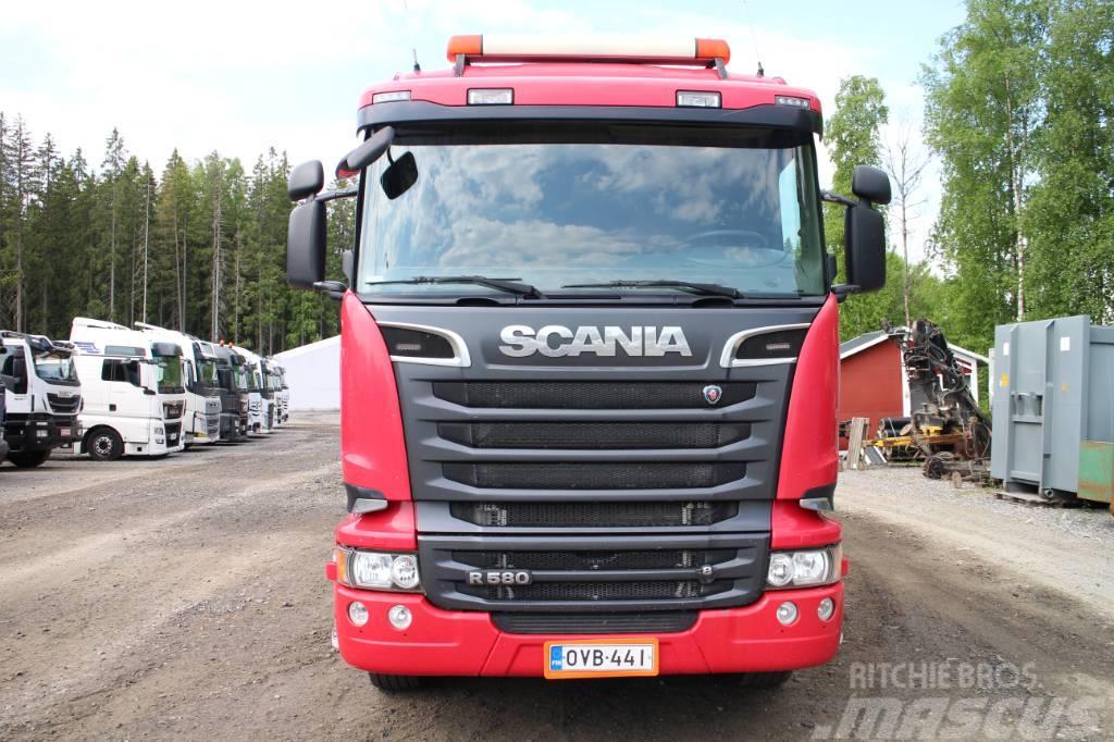 Scania R 580 ja 4-aks PV Tippbil