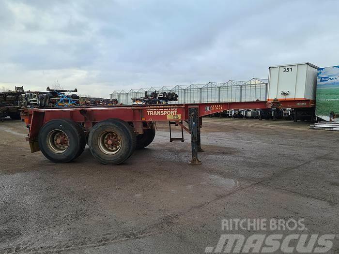Renders 2 AXLE 20 FT CONTAINER CHASSIS BPW DRUM Containerchassis Semitrailere