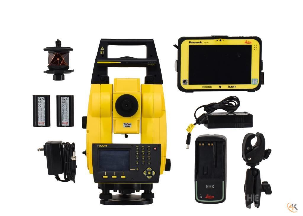 Leica ICR60 5" Robotic Total Station w/ CC80 & iCON Andre komponenter