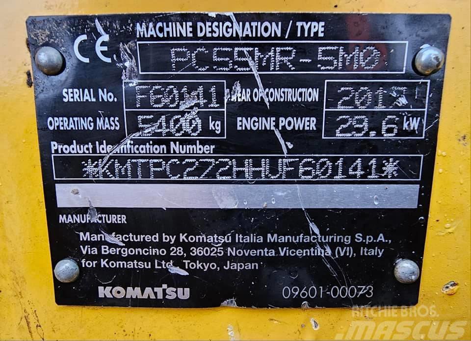 Komatsu PC55 MR-5M0 Minigravere <7t