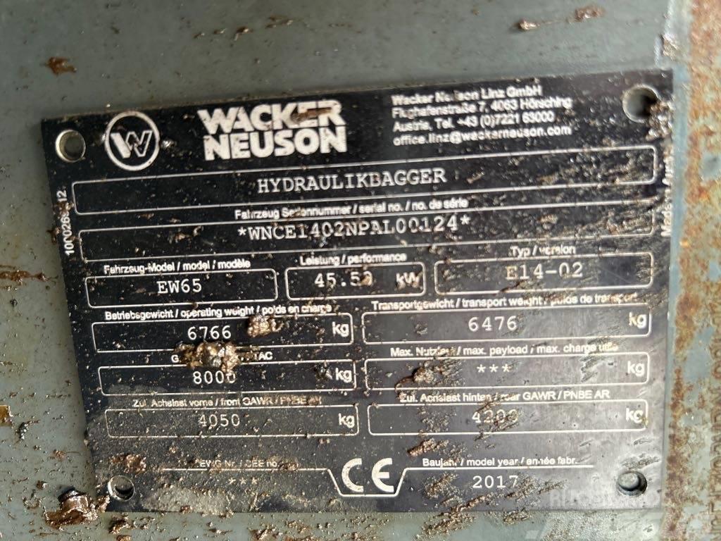 Wacker Neuson EW65 Hjulgravere