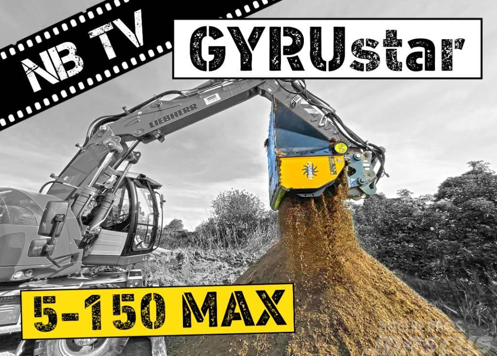 Gyru-Star  5-150MAX | Siebschaufel Radlader, Bagger Skuffer
