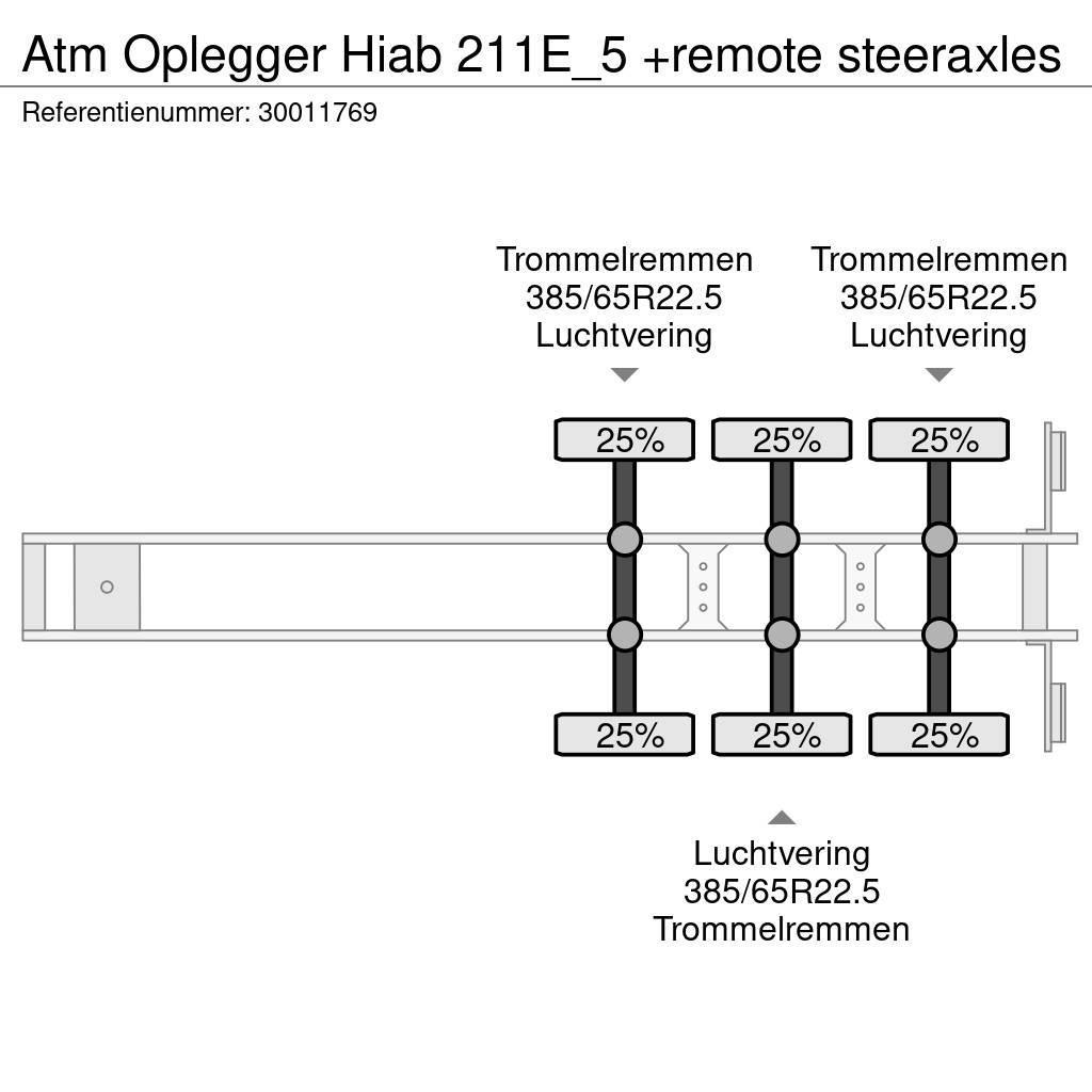 ATM Oplegger Hiab 211E_5 +remote steeraxles Andre semitrailere