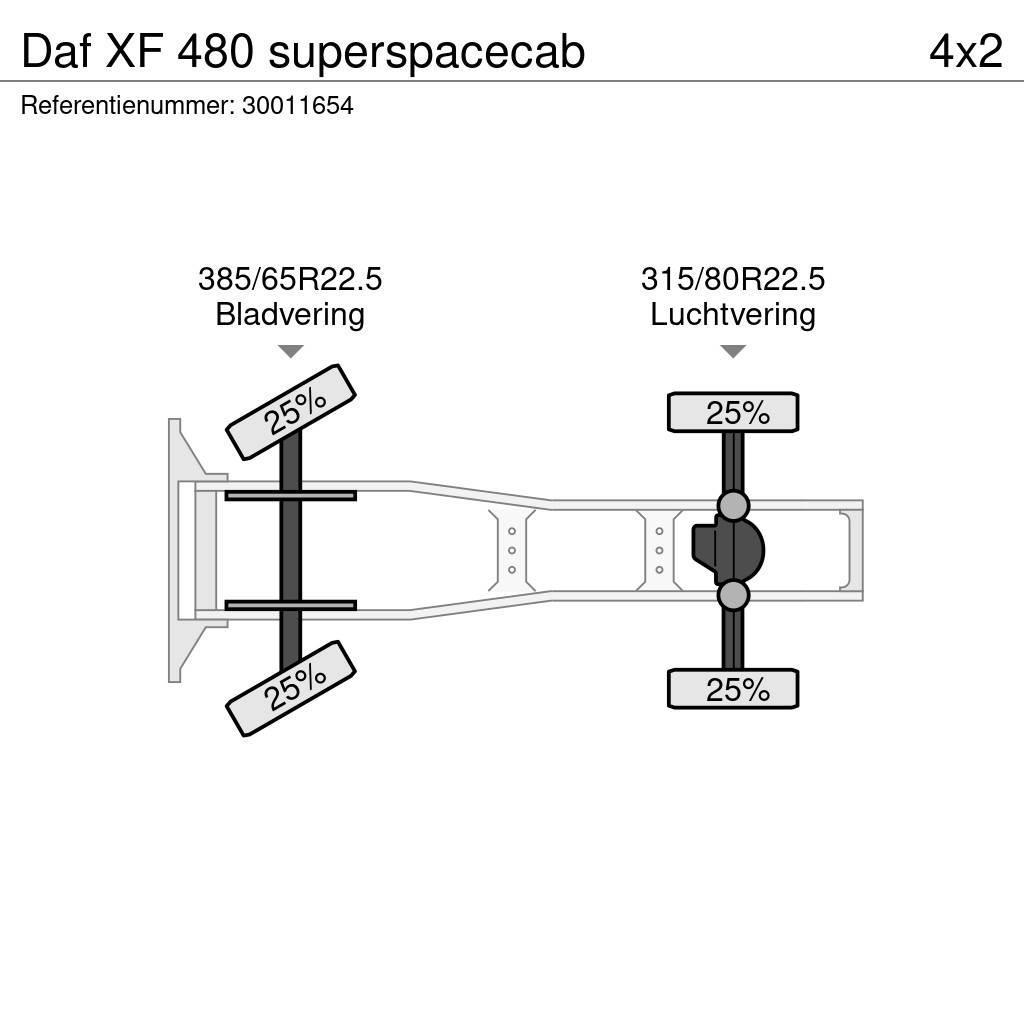 DAF XF 480 superspacecab Trekkvogner