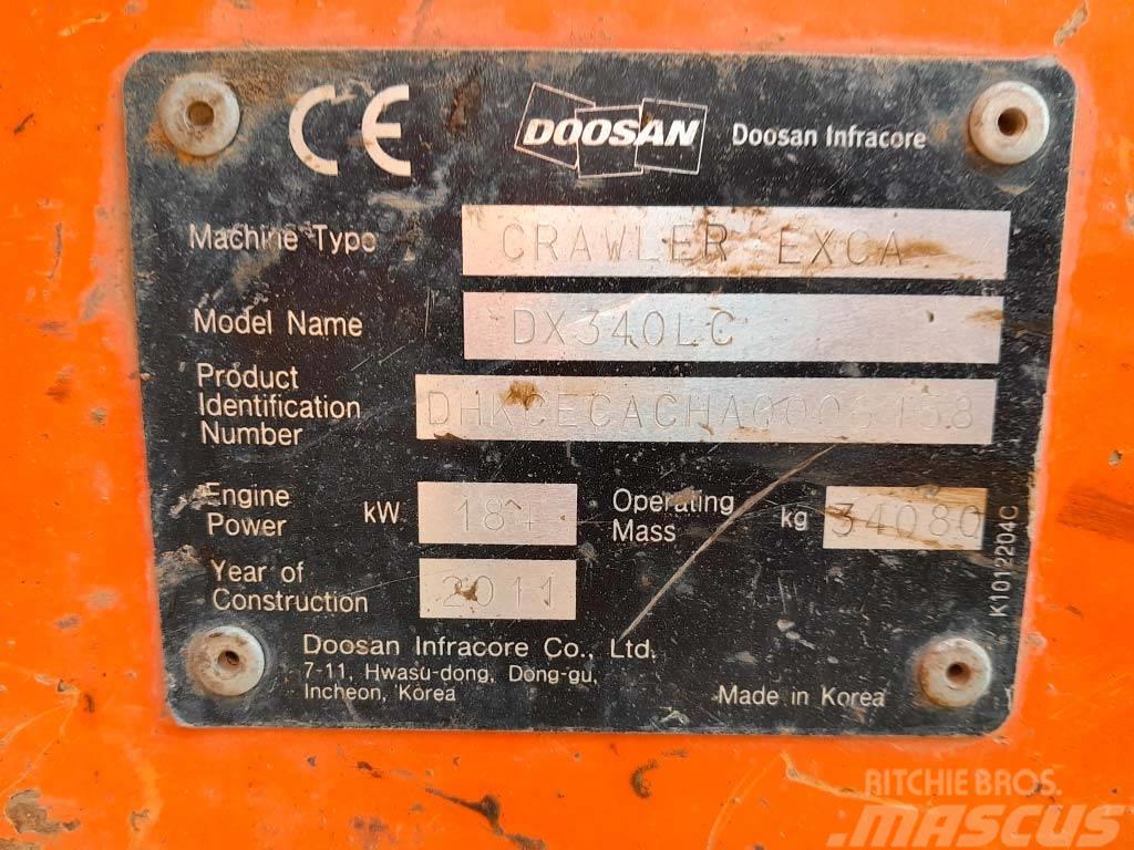 Doosan DX 340 LC Beltegraver