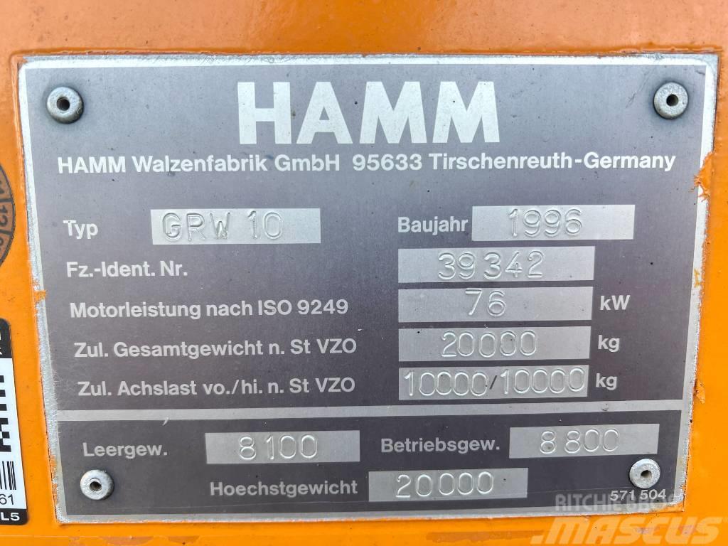 Hamm GRW 10 Good Working Condition Gummihjulsvalser