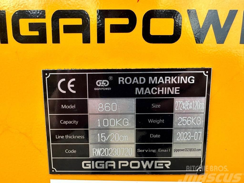  Giga power Road Marking Machine Asfalt-kaldfresere
