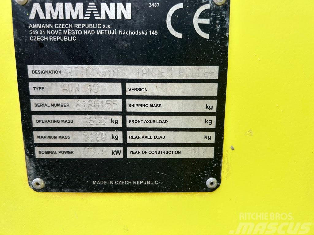 Ammann ARX45 ( 1400MM Wide Drum ) Hjullaster til komprimering