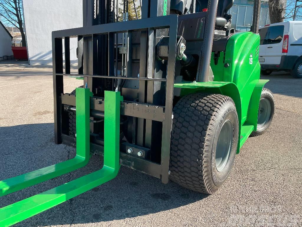 Manitou Greenlifter EL15 electric Raught terrain forklift Elektriske trucker